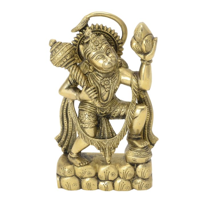 God Statue Of Hanuman Brass Idol | Deity Idol Exclusive Collection - Image 1