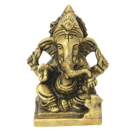 Decorative God Idol Of Ganesh Brass Idol | Deity Idol Exclusive Collection