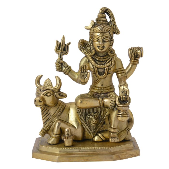 Decorative Idol Of Shiv Brass Idol | Deity Idol Exclusive Collection - Image 1