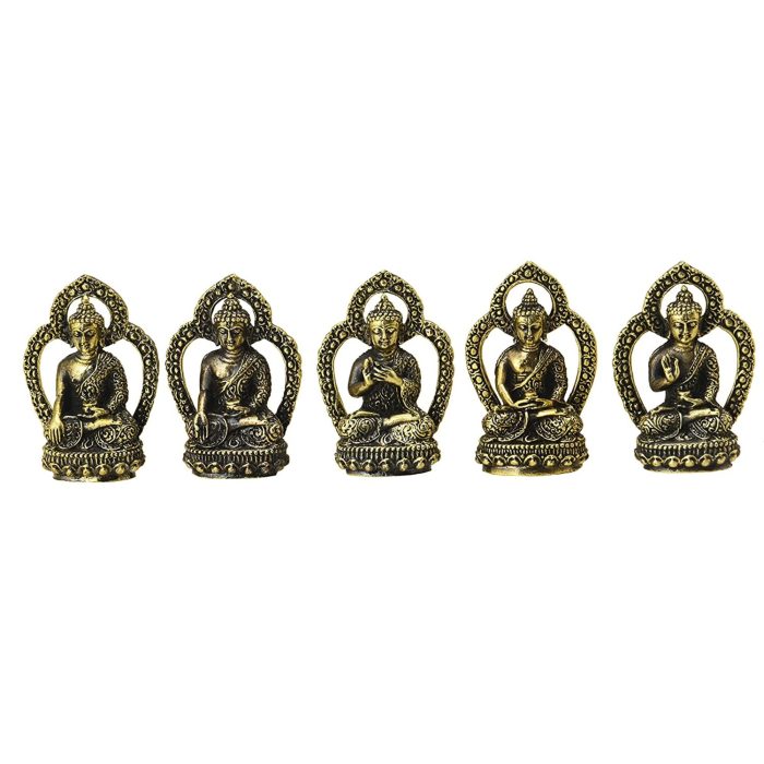Buddha Mudras(5 Hand Positions of The Buddha) Tibet Brass Set Collectible  Idol | Deity Idol Exclusive Collection - Image 1