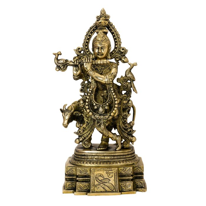 Krishna Brass Idol | Deity Idol Exclusive Collection - Image 1