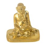 Swami Samarth God Brass Collectible Handicraft Small | Handcrafted Deity Statue for Home Temple & Divine Blessings