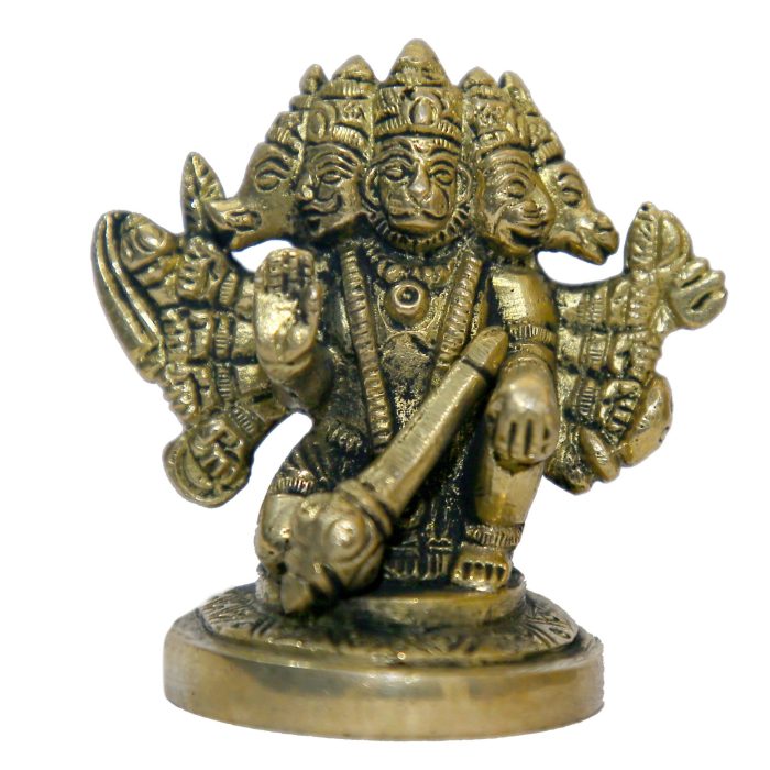 Panchmukhi Hanuman Brass God  Idol | Deity Idol Exclusive Collection - Image 1