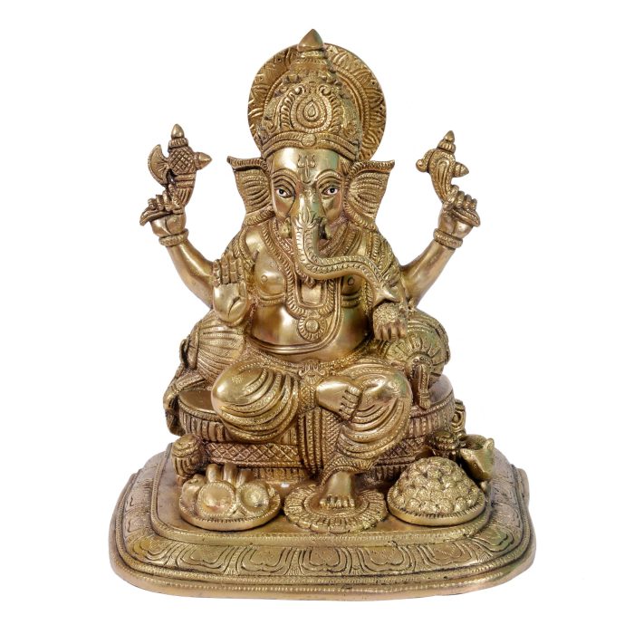 Ganesha God Brass Idol | Deity Idol Exclusive Collection - Image 1