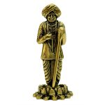 Jalarambapa God Brass Collectible Handicraft Small | Authentic Krishna Murti Divine Love Symbolism & Spiritual Guidance