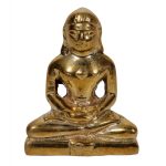 Mahavir Swami Bhagwan Brass For Handicraft Small | Authentic Hindu Deity Statue Divine Blessings Symbolism