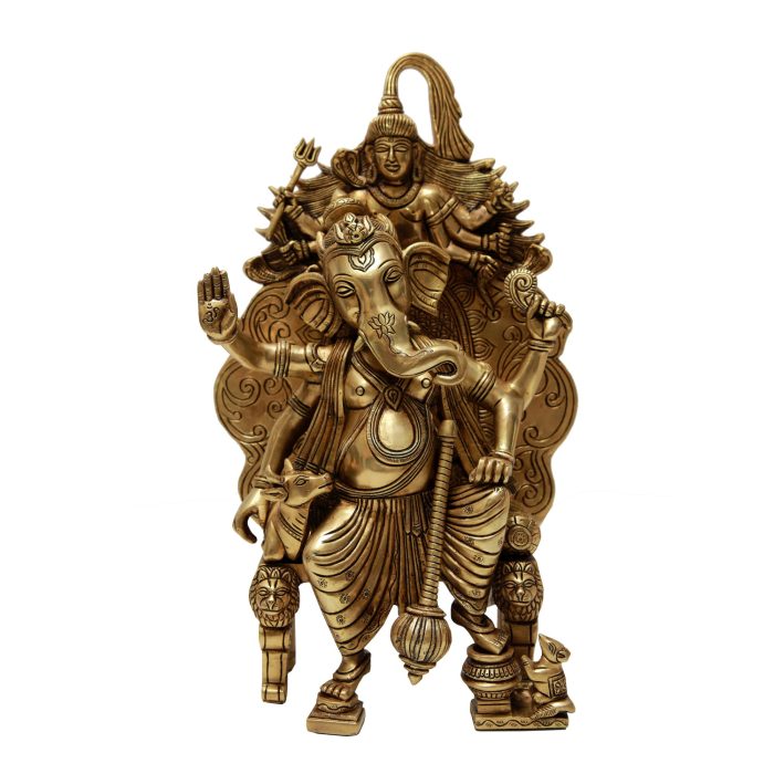Shiva Ganesha Brass Idol | Deity Idol Exclusive Collection - Image 1