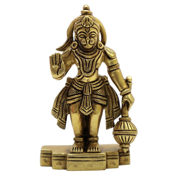 Hanuman God Standing Idol Brass Idol | Deity Idol Exclusive Collection - Image 1