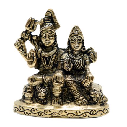 Shiv Parivar Brass Collectible Handicraft Small Idol | Deity Idol Exclusive Collection