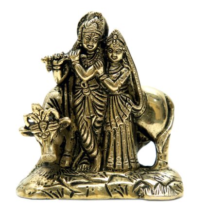 Radha Krishna God Brass Idol | Deity Idol Exclusive Collection