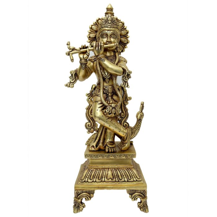 Krishna Brass Idol | Deity Idol Exclusive Collection - Image 1