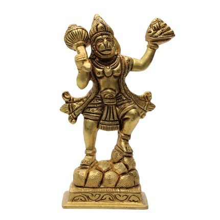 Pahad Hanuman Brass Idol | Deity Idol Exclusive Collection