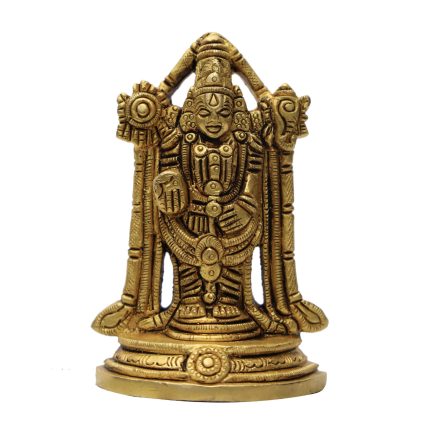 Lord Tirupati Balaji Brass Small Size Collectible  Idol | Deity Idol Exclusive Collection