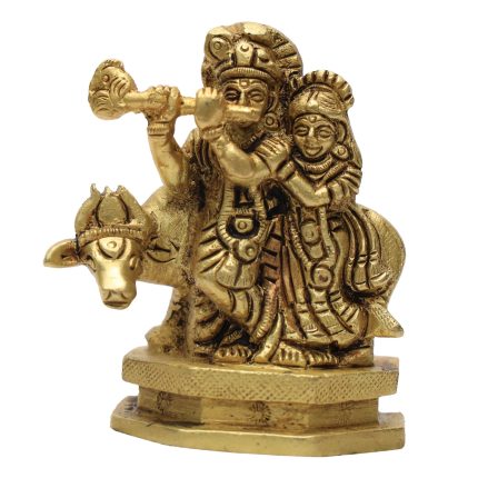 Radha Krishna Super Fine Finish Brass Idol | Deity Idol Exclusive Collection