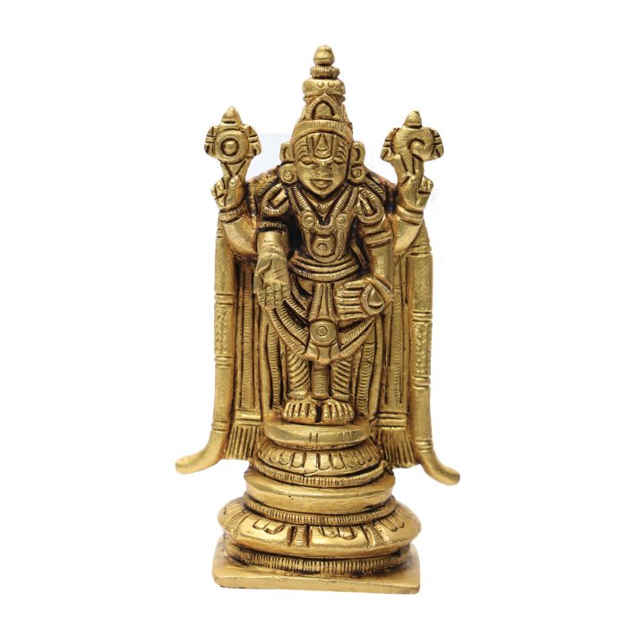 Lord Tirupati Balaji Brass Idol Collectible  Idol | Deity Idol Exclusive Collection - Image 1