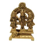 Ram Darbar Super Fine Finish Brass | Authentic Hindu Deity Statue Divine Blessings Symbolism