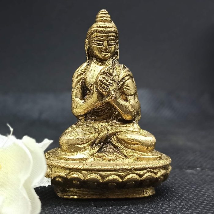 Brass Small Buddha  Idol | Deity Idol Exclusive Collection - Image 1
