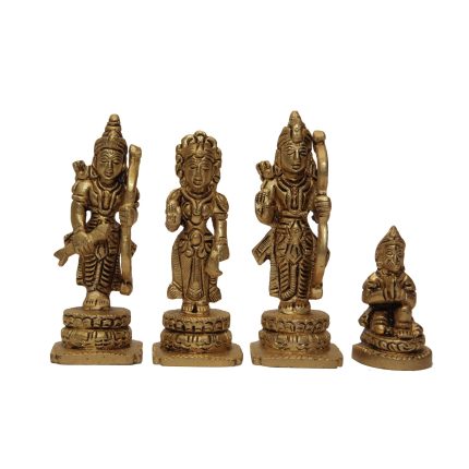 Ram Sita Laxman Hanuman (Ram Darbar) Statue Brass  Idol | Deity Idol Exclusive Collection