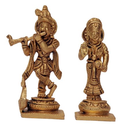 Lord Radha Krishna God Statue Brass Idol | Deity Idol Exclusive Collection