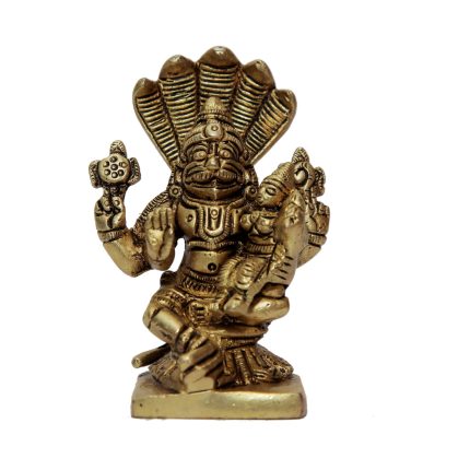 Lakshmi Narasimha Swamy Brass Idol Statue 2.8″ Inch Idol | Deity Idol Exclusive Collection