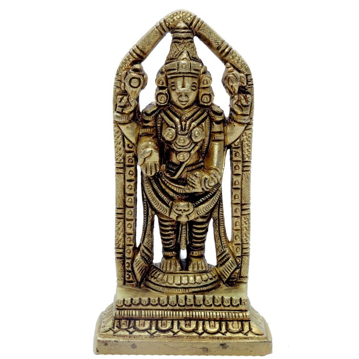 Lord Venkateswara Brass Idol Statue for Home Office  Mandir Decor  Idol | Deity Idol Exclusive Collection - Image 1