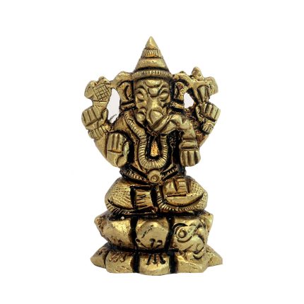 Small Ganesh God Idol Brass Idol | Deity Idol Exclusive Collection