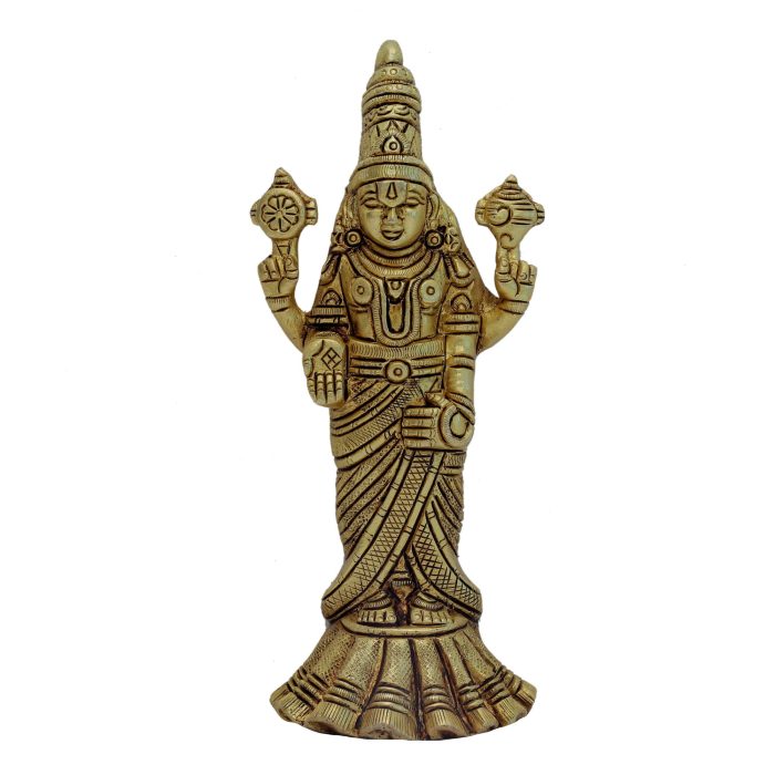 Tirupati Balaji (Venkateswara) Wall Hanging Brass  Idol | Deity Idol Exclusive Collection - Image 1