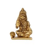Small Hanuman God Idol Brass | Handcrafted Deity Statue for Home Temple & Divine Blessings