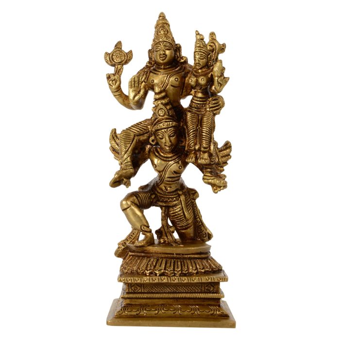 Garun Vishnu Laxmi Idol Brass Idol | Deity Idol Exclusive Collection - Image 1