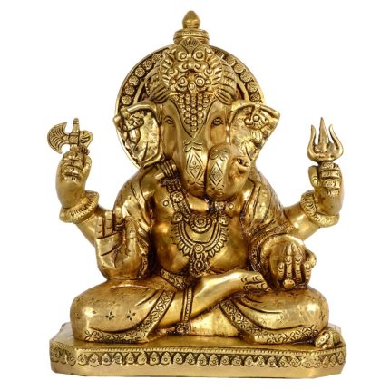 Lord Dadgu Ganesh Idol Statue Brass Idol | Deity Idol Exclusive Collection
