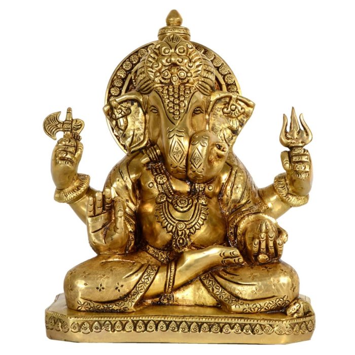 Lord Dadgu Ganesh Idol Statue Brass Idol | Deity Idol Exclusive Collection - Image 1