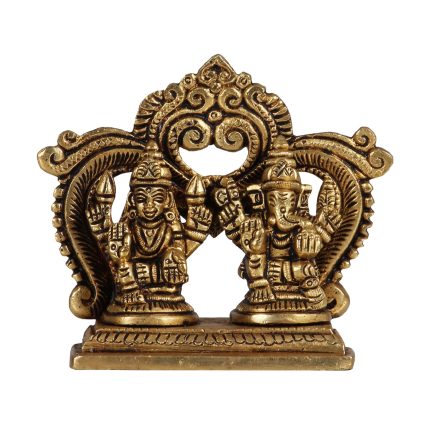 Ganesh Laxmi Pair God Idol Brass Idol | Deity Idol Exclusive Collection