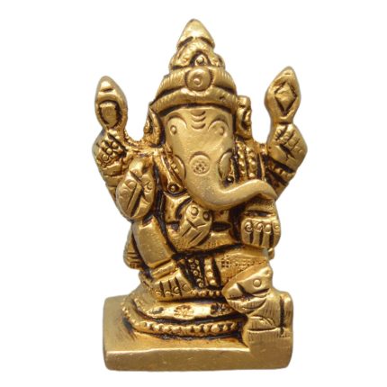 Ganesha God Medium Brass Idol | Deity Idol Exclusive Collection
