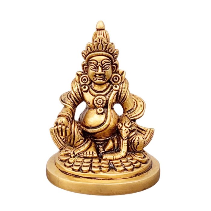 Shree Kuber Sitting Idol  Brass Idol | Deity Idol Exclusive Collection - Image 1