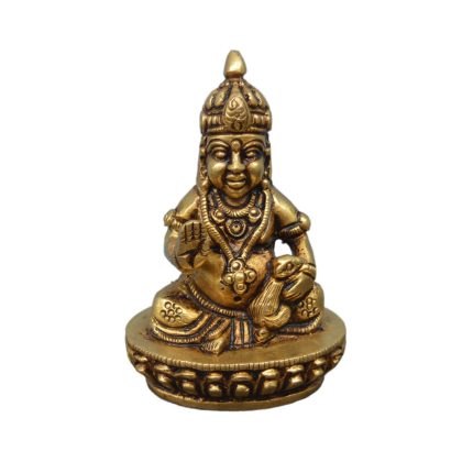 Kuber Ji Treasure Lord Wealth Maharaj Brass Idol Murti Idol | Deity Idol Exclusive Collection