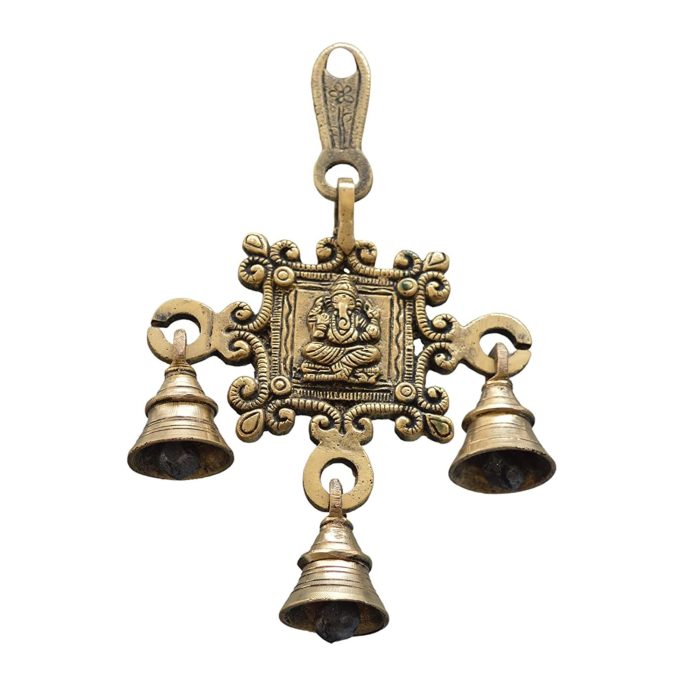 Ganesh Bell Hanging for Door and Wall Decoration  Idol | Deity Idol Exclusive Collection - Image 1