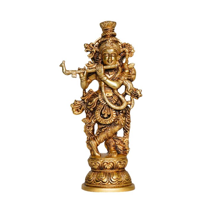 Krishna God Idol Brass Idol | Deity Idol Exclusive Collection - Image 1