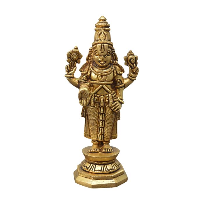 Tirupati Balaji Idol Brass For Decor Handicraft Showpiece  Idol | Deity Idol Exclusive Collection - Image 1