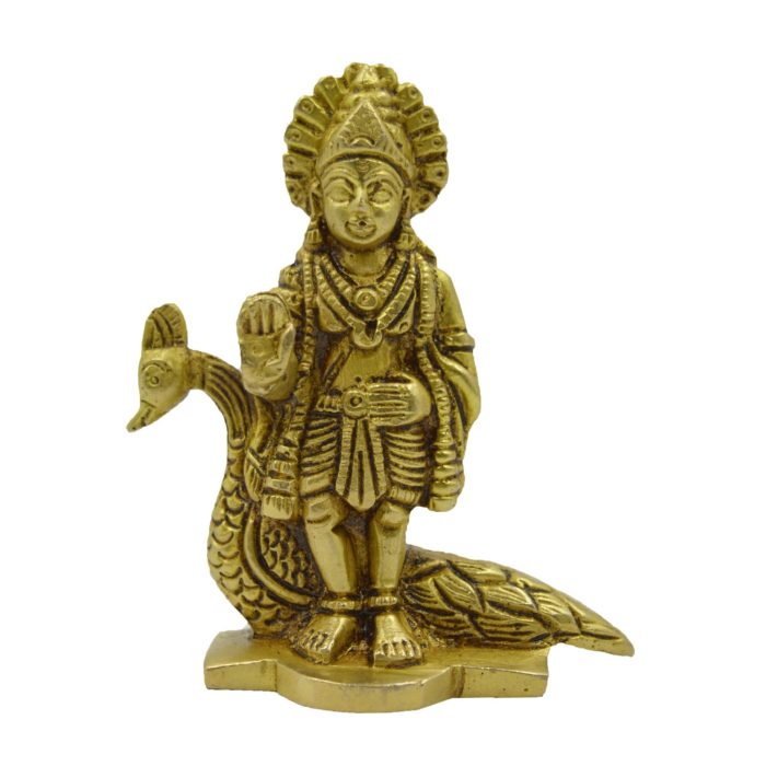Kartikeya Idol Brass Idol | Deity Idol Exclusive Collection - Image 1
