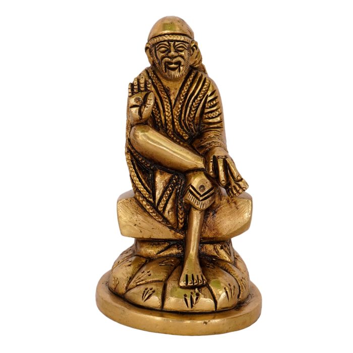 Sai Baba God Idol Brass Idol | Deity Idol Exclusive Collection - Image 1