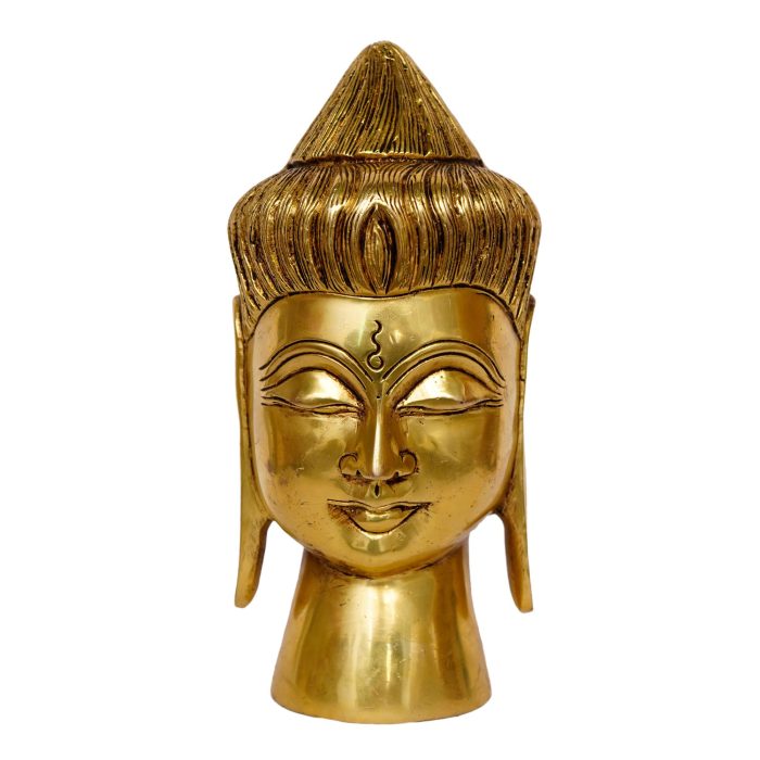 Buddha Face Brass Idol | Deity Idol Exclusive Collection - Image 1