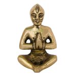 Vastu Purush Idol Brass For Home Office 2.5 Inch Height | Handcrafted Deity Statue for Home Temple & Divine Blessings