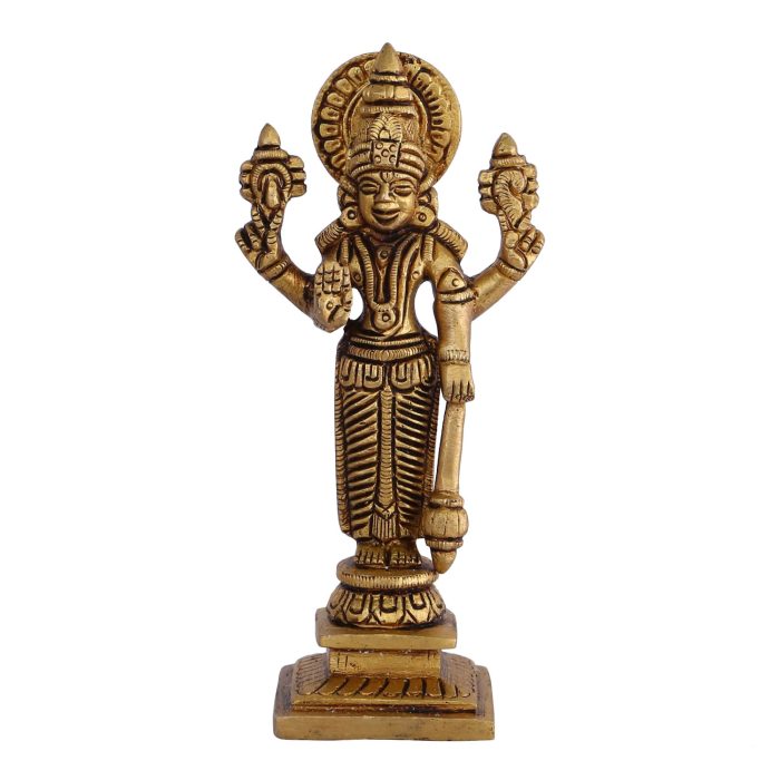 Vishnu God Idol Brass Idol | Deity Idol Exclusive Collection - Image 1