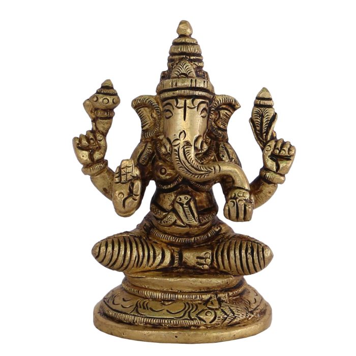Ganesh God Idol Brass Idol | Deity Idol Exclusive Collection - Image 1