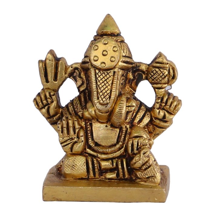 Dagdu Ganesh Brass Idol | Deity Idol Exclusive Collection - Image 1