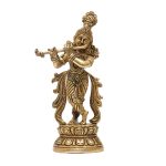 Krishna God Idol Brass | Authentic Krishna Murti Divine Love Symbolism & Spiritual Guidance