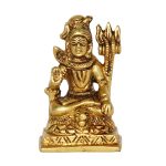 Shiva God Idol Brass | Lord Shiva Statue for Meditation & Spiritual Awakening