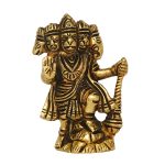 Statue Of Hanuman Idol Brass | Handcrafted Deity Statue for Home Temple & Divine Blessings