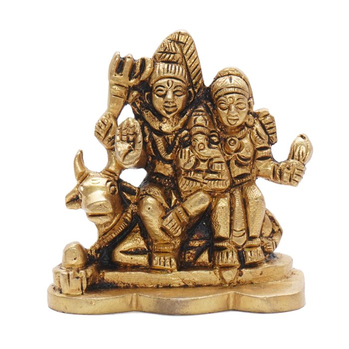 Shiv Parivar Brass Idol | Deity Idol Exclusive Collection - Image 1