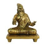 Thiruvalluvar Idol Brass | Handcrafted Deity Statue for Home Temple & Divine Blessings
